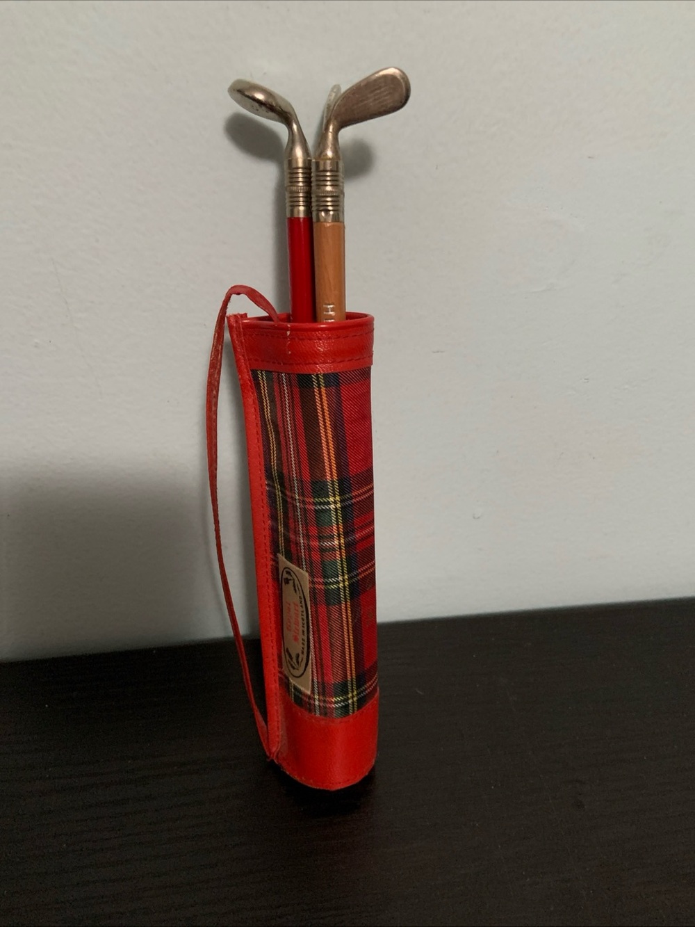 Royal Stewart Mini Golf Bag with 3 Golf Club Pencils